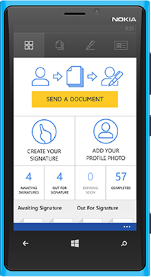 DocuSign mobile online esignature app for enterprise business